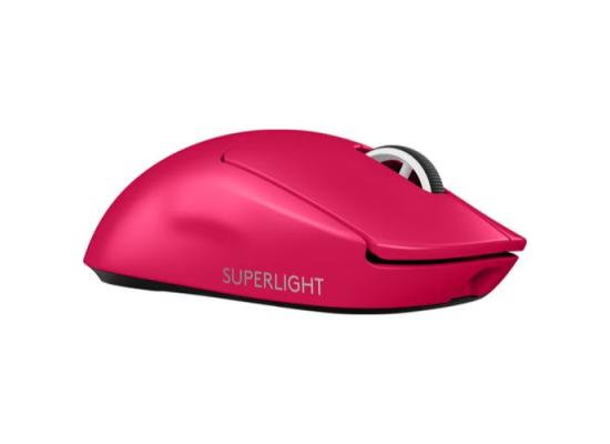 Logitech G PRO X SUPERLIGHT 2 LIGHTSPEED Wireless Gaming Mouse, Lightweight, LIGHTFORCE Hybrid - Magenta